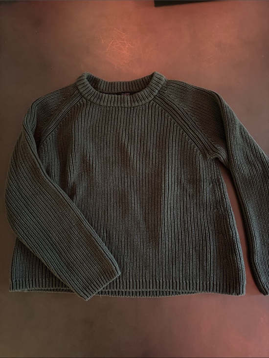 Quince Sweaters - Quince women’s Crewneck Sweater - Olive Green